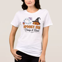 Spooky Szn Geesten – Mooie Halloween Vibe T-shirt
