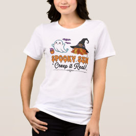 Spooky Szn Ghosts – Cute Halloween Vibe Tee Tri-Blend Shirt