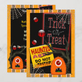 Spooky-Tacular Halloween EVENT PARTY Kaart (Voorkant / Achterkant)