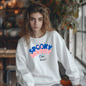 Spooky Tandarts Gepersonaliseerde Naam Halloween G Trui