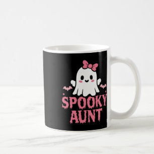 Spooky Tante Familie Leuke Roze Wit Ghost Boo Hall Koffiemok