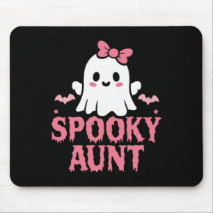 Spooky Tante Familie Leuke Roze Wit Ghost Boo Hall Muismat
