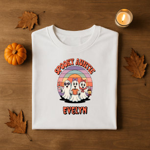 Spooky tante Retro geest Halloween Vrouwen T-shirt
