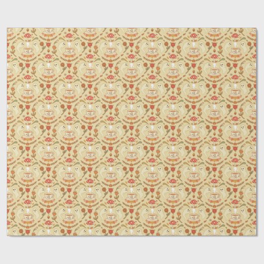 Spooky Tea Party - Helder Cadeaupapier (Vlak)