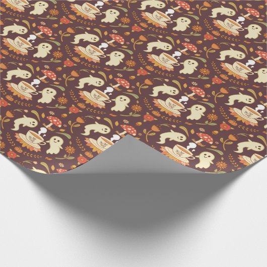 Spooky Tea Time Cadeaupapier (Hoek)