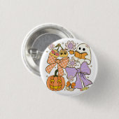 Spooky Teacher Halloween Ronde Button 3,2 Cm (Voorkant /achterkant)