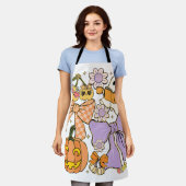 Spooky Teacher Halloween Schort (Gedragen)