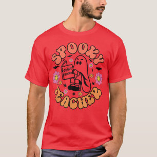 Spooky Teacher Trick of Teach Groovy Halloween Par T-shirt