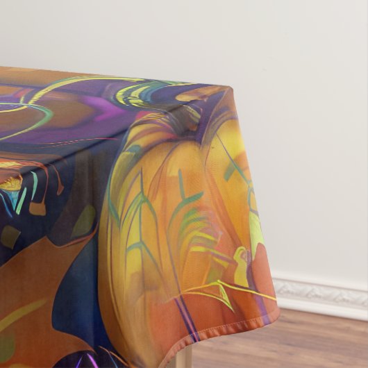 Spooky teckel hond Halloween heks en pompoen Tafelkleed (Voorbeeld)