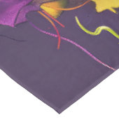 Spooky Tibetaanse Mastiff Hond Halloween Heksenpom Tafelkleed (Gekanteld)