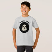 Spooky Time beroemd gemaakt door Halloween Ghost T-shirt (Voorkant volledig)