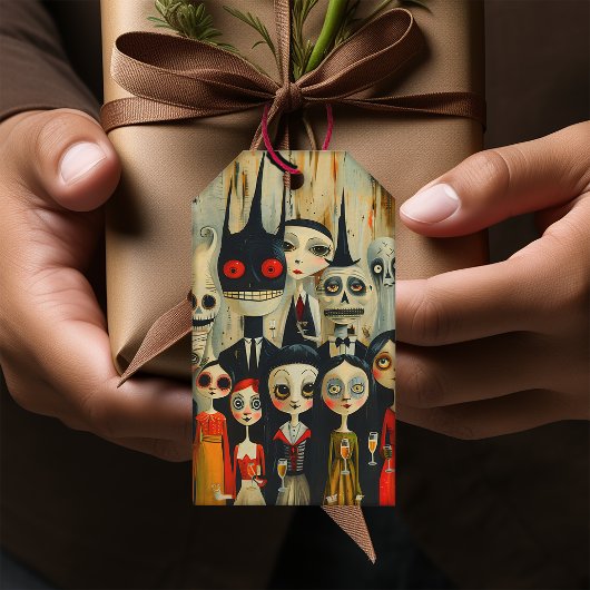  Spooky Time Halloween-gunst Cadeaulabel