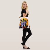 Spooky Time Haunted House Halloween Tote Bag (Op model)