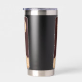 Spooky Times Spirit Board Halloween Motto Geïsoleerde Drinkbeker (Rechts)