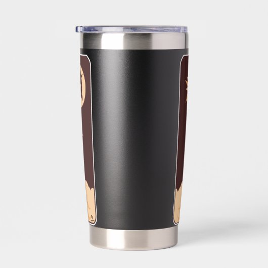 Spooky Times Spirit Board Halloween Motto Geïsoleerde Drinkbeker (Rechts)