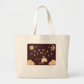 Spooky Times Spirit Board Halloween Vibes Grote Tote Bag (Voorkant)