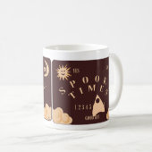 Spooky Times Spirit Board Halloween Vibes Koffiemok (Voorkant rechts)