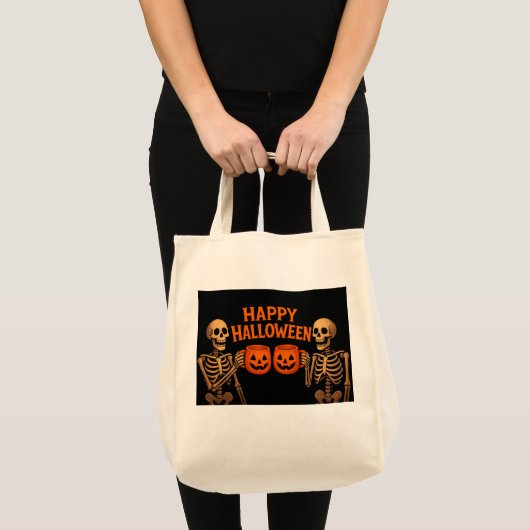 Spooky Toast - Happy Halloween Tote Bag (Voorkant (product))