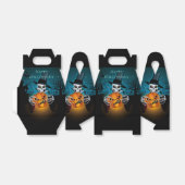 Spooky Top Hoed Skelet Gable Bedankdoosjes (Uitgevouwen)