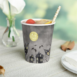 Spooky town Halloween Paper Cups Papieren Bekers