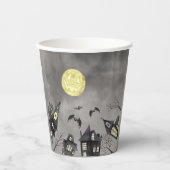 Spooky town Halloween Paper Cups Papieren Bekers (Voorkant)