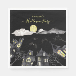 Spooky town Halloween Servet