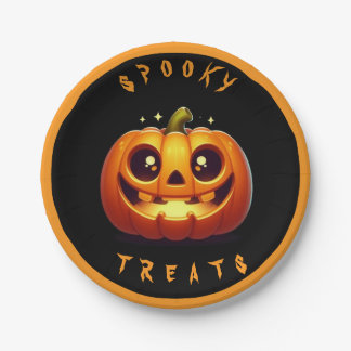 Spooky Treats Papieren Bordje