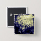 Spooky Tree 3-Button Vierkante Button 5,1 Cm (Voorkant /achterkant)
