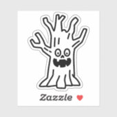Spooky tree doodle sticker (Vel)