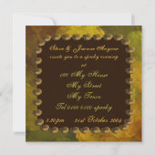 Spooky Tree Halloween Party Invitation Kaart (Achterkant)