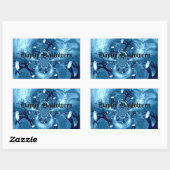 Spooky Tree is aangepast Rechthoekige Sticker (Vel)