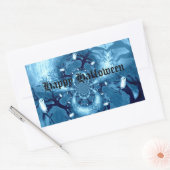 Spooky Tree is aangepast Rechthoekige Sticker (Envelop)