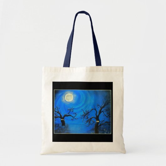 Spooky Trees - Canvas tas (Voorkant)