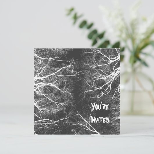 Spooky Trees Kaart (Staand voorkant)