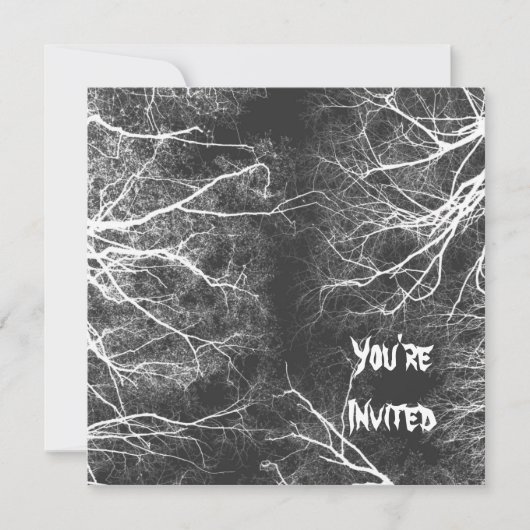 Spooky Trees Kaart (Voorkant)