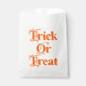 Spooky Trick or treat Cobweb Lettering Bedankzakje (Voorkant)