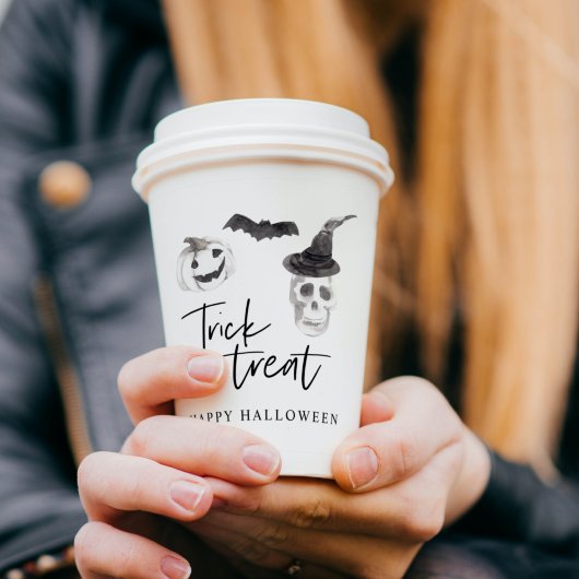 Spooky Trick or treat | Halloween-partij Papieren Bekers