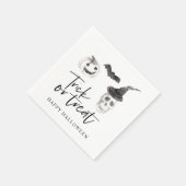 Spooky Trick or treat | Halloween-partij Servet (Hoek)