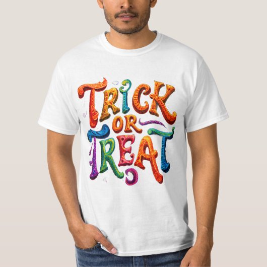 Spooky Trick or Treat Shirt V4 (Voorkant)