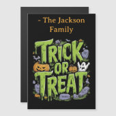 Spooky Trick or treat Slime Halloween (Voorkant / Achterkant)