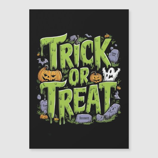 Spooky Trick or treat Slime Halloween (Voorkant)