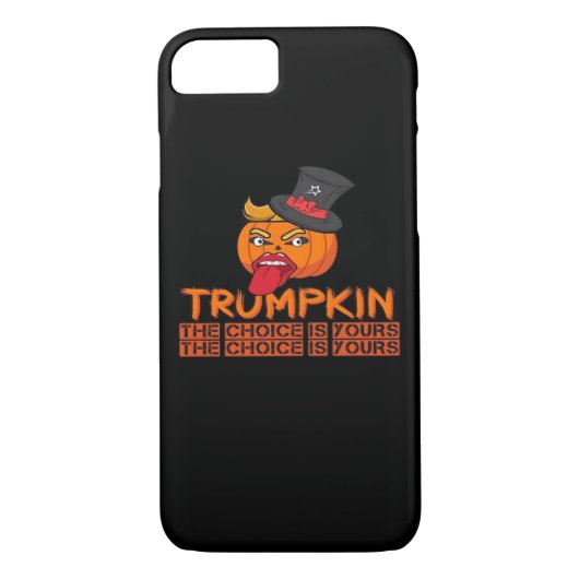 Spooky Trumpkin Halloween Top Hat & Tongue Out- Is Case-Mate iPhone Case (Achterkant)
