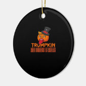 Spooky Trumpkin Halloween Top Hat & Tongue Out- Is Keramisch Ornament (Links)