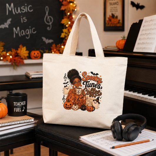 Spooky Tunes Coffee Tas – Halloween Cadeau