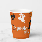 Spooky Twee Verjaardag PAPIEREN CUPS Bekers (Achterkant)