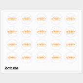 Spooky Typografie Halloween Stickers (Vel)
