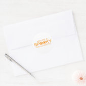 Spooky Typografie Halloween Stickers (Envelop)