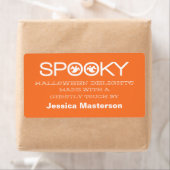 Spooky Typography Halloween Baking Labels (Insitu)