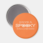 Spooky Typography Halloween Magnet (Voorkant / Achterkant)