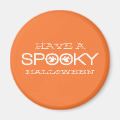 Spooky Typography Halloween Magnet (Voorkant)